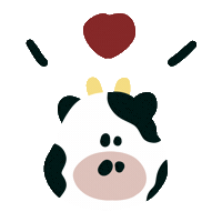 Cow 牛 Sticker
