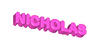 Nicholas Sticker