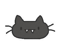 Cat Yawn Sticker by TeaBag
