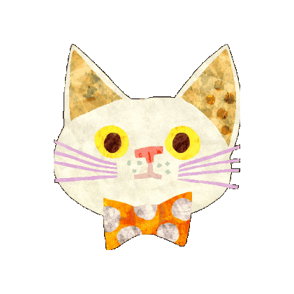 Cat Ribbon Sticker