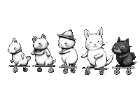 Train Skateboard Sticker