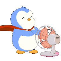 Penguin Cool Down Sticker by Pudgy Penguins