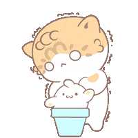 Cat 화 Sticker