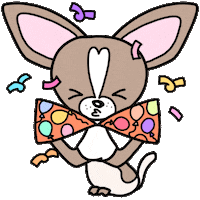 Dog Party Sticker by Ivo Adventures