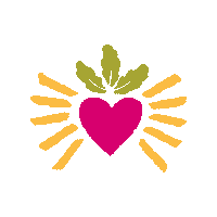 BurgerlichDE love wow vegan burger Sticker
