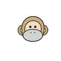 Mono Sticker by MonseArt