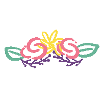 flower bunga Sticker