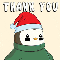 Thanks Thank You GIF by Pudgy Penguins