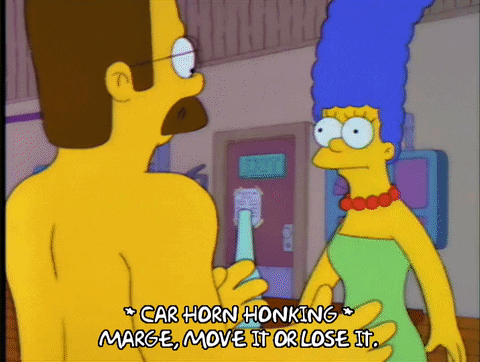 Move It Season 4 GIF by The Simpsons