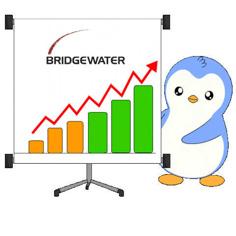 Penguin Invest Sticker by Pudgy Penguins