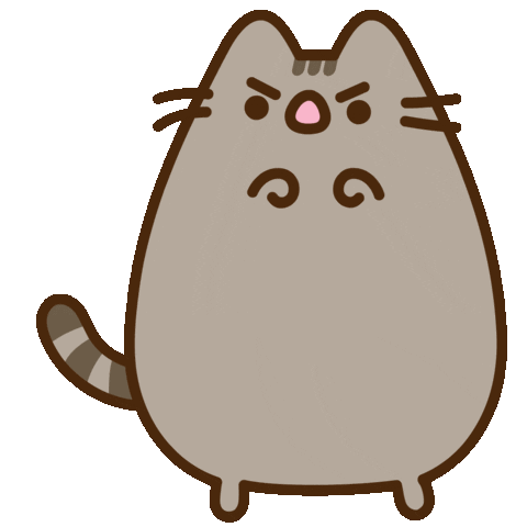 Hungry Fat Cat Sticker by Pusheen