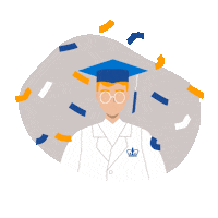 Celebrating Columbia University Sticker by Columbia University Irving Medical Center