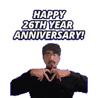 26 Year Anniversary Sticker
