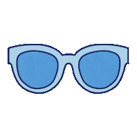 CancerCouncilQLD summer sunglasses hat umbrella Sticker