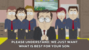 listening talking GIF by South Park 