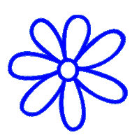 Blue Flower Sticker by Love Tattoos