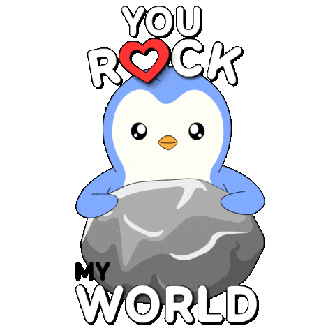 Awesome Love You Sticker by Pudgy Penguins