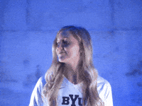 Ncaa Volleyball Sport GIF by BYU Cougars