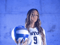 Ncaa Volleyball Sport GIF by BYU Cougars