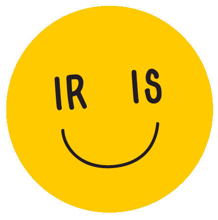 Wink Winky Face Sticker by Iris Tattoo