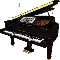 images piano STICKER