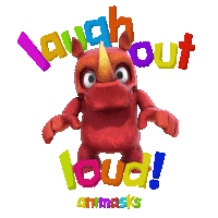 Sticker Laughing Sticker by The Animasks