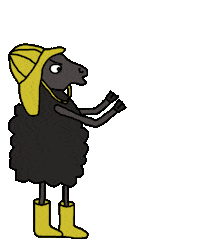 black sheep rage Sticker by Angry Duck
