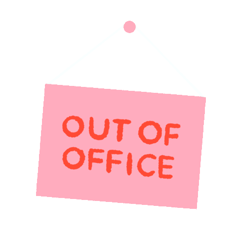 Holiday Working Sticker