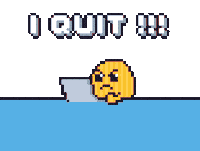 Frustrated Pixel Art Sticker by Potatozzz by 9GAG