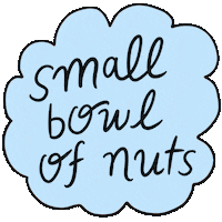 Snacks Nuts Sticker by Grace Farris