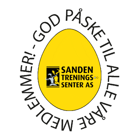 Easter Paske Sticker by Sanden Treningssenter