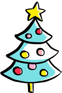 Christmas Tree Sticker by byjohannafritz