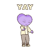 Happy Hooray Sticker by LT3 Creations