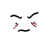 Angry Art Sticker