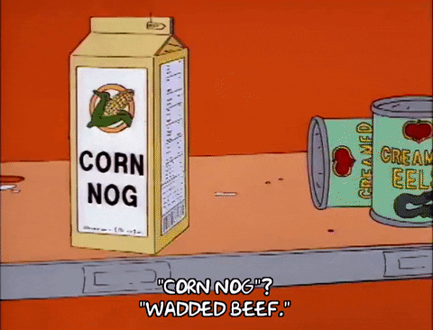 the simpsons weird food GIF