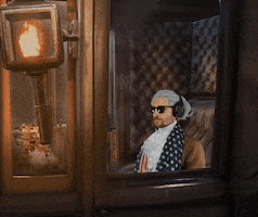 Ben Franklin Waiting GIF