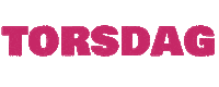 Torsdag Sticker by Sanden Treningssenter
