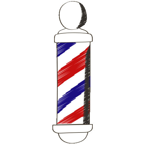 holytiger giphyupload tiger barber haircut Sticker