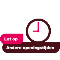 Openingstijden Sticker by craft of branding