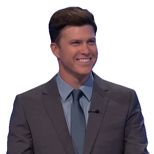 Colin Jost Sticker by Jeopardy!