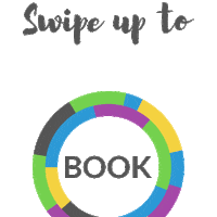book swipe up Sticker by 10to8 Appointment Scheduling.