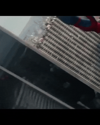 Flying Tom Holland GIF