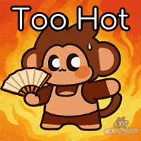 Summer Melting GIF by Chimpers