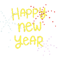 New Year Art Sticker