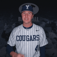Sport Baseball GIF by BYU Cougars