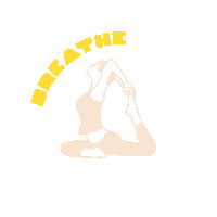 Breathe Inhale Exhale Sticker by STRONGBEE