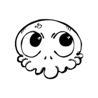 Skull Skeleton Sticker