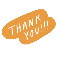 Star Thank You Sticker by Kat Schneider