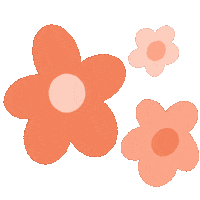 Pink Flowers Sticker