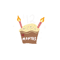 Happy Birthday Baby Sticker